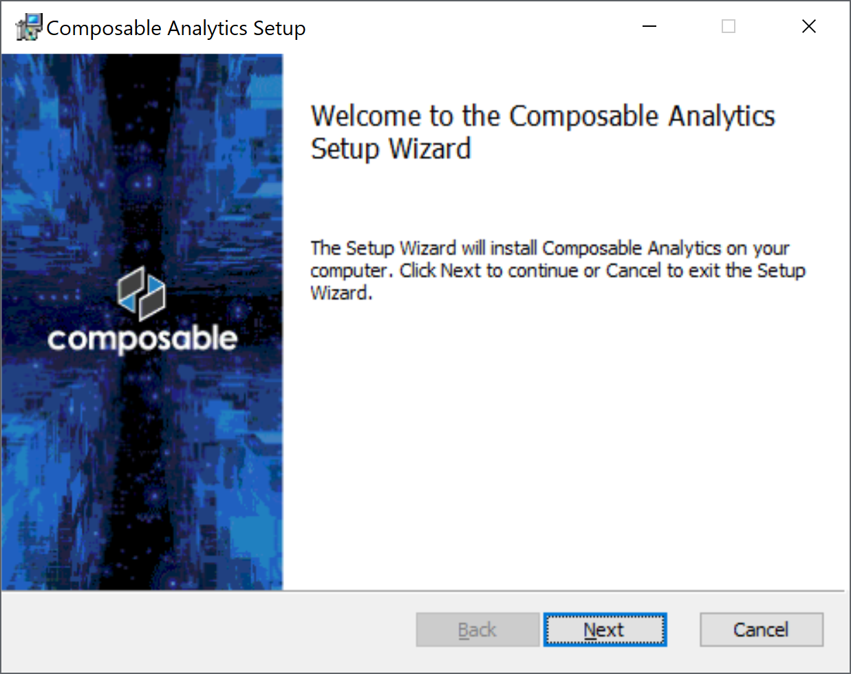 !Composable Installation Wizard